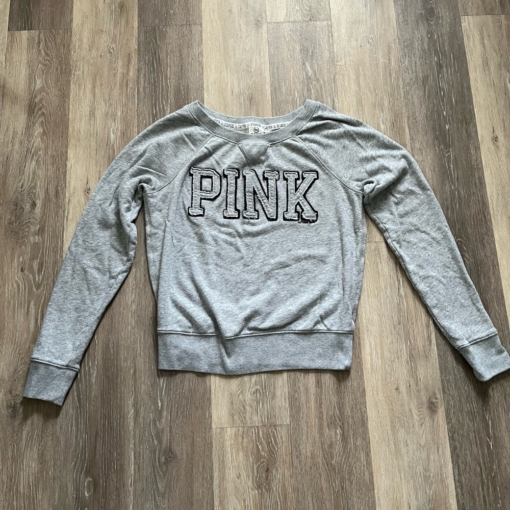 Victoria's Secret PINK Gray Sweatshirt